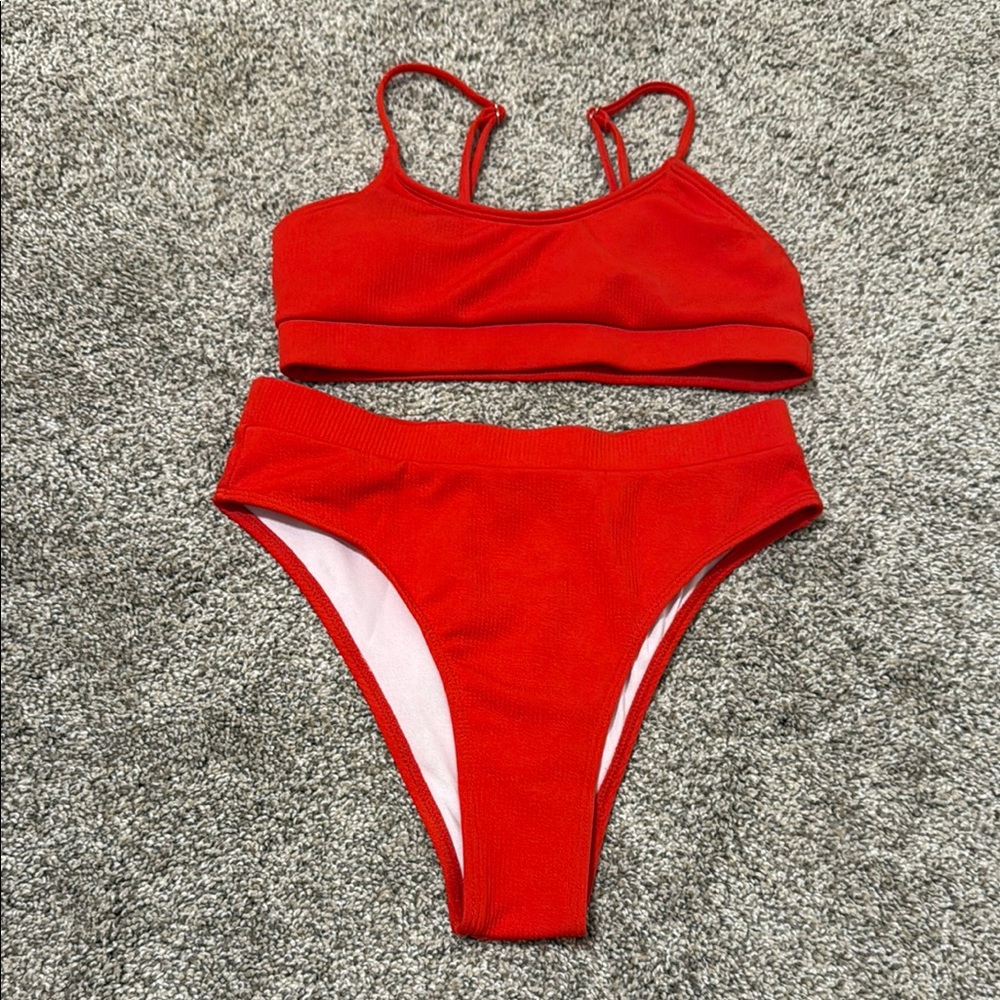 Red Bikini Set